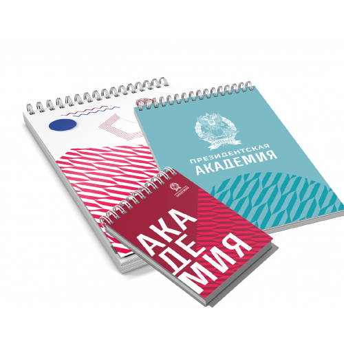 Блокнот на металлической пружине А6